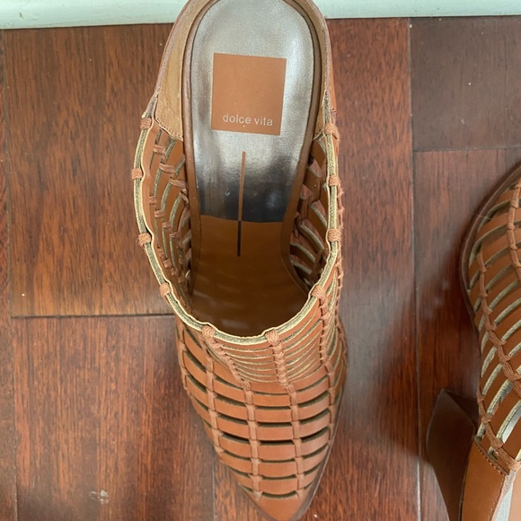 Dolce Vita DV New summer Booties color caramel size 9.5 no box - Picture 5 of 6